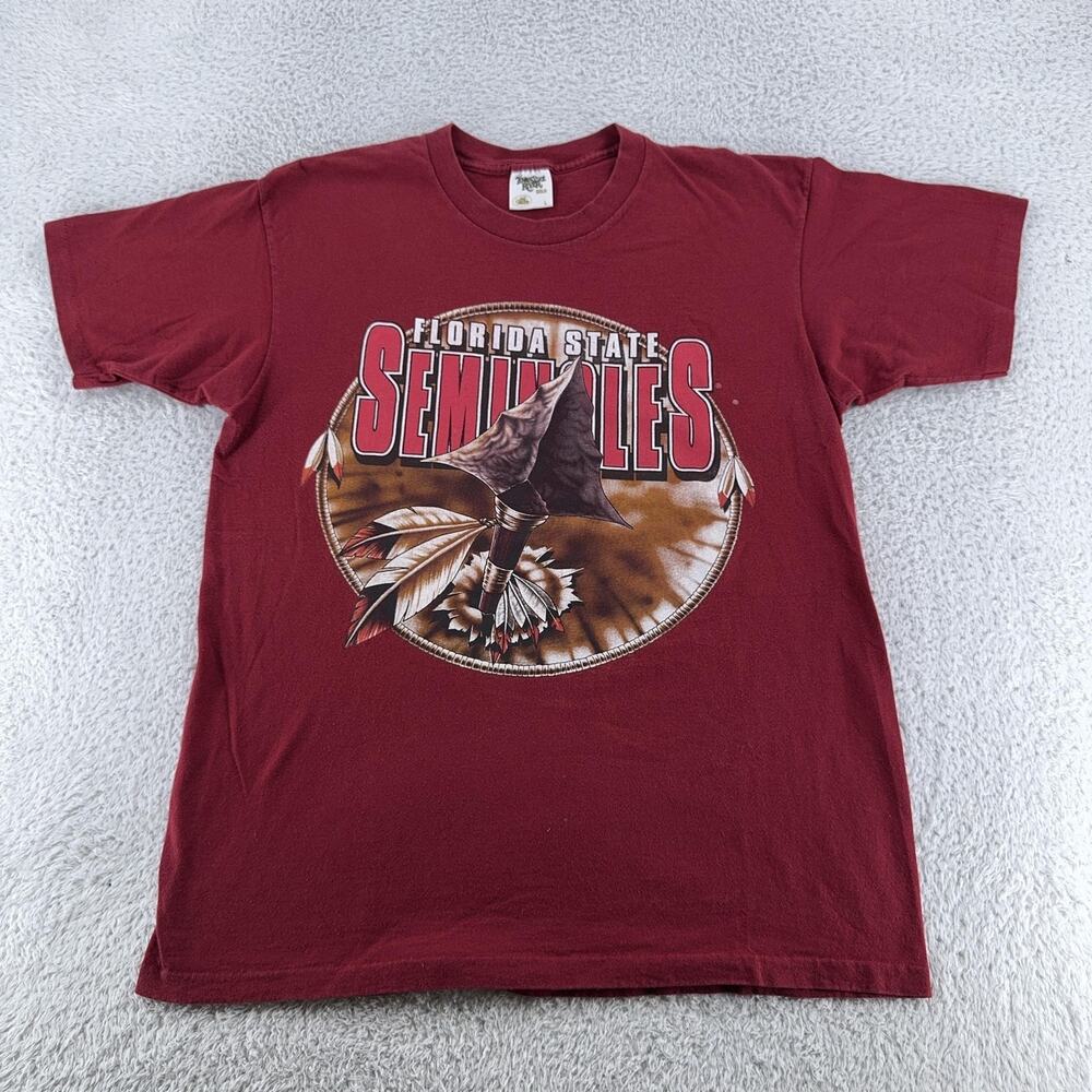 Vintage Florida State Seminoles Shirt Mens Large Red NCAA Football College 90s - Picture 2 of 7
